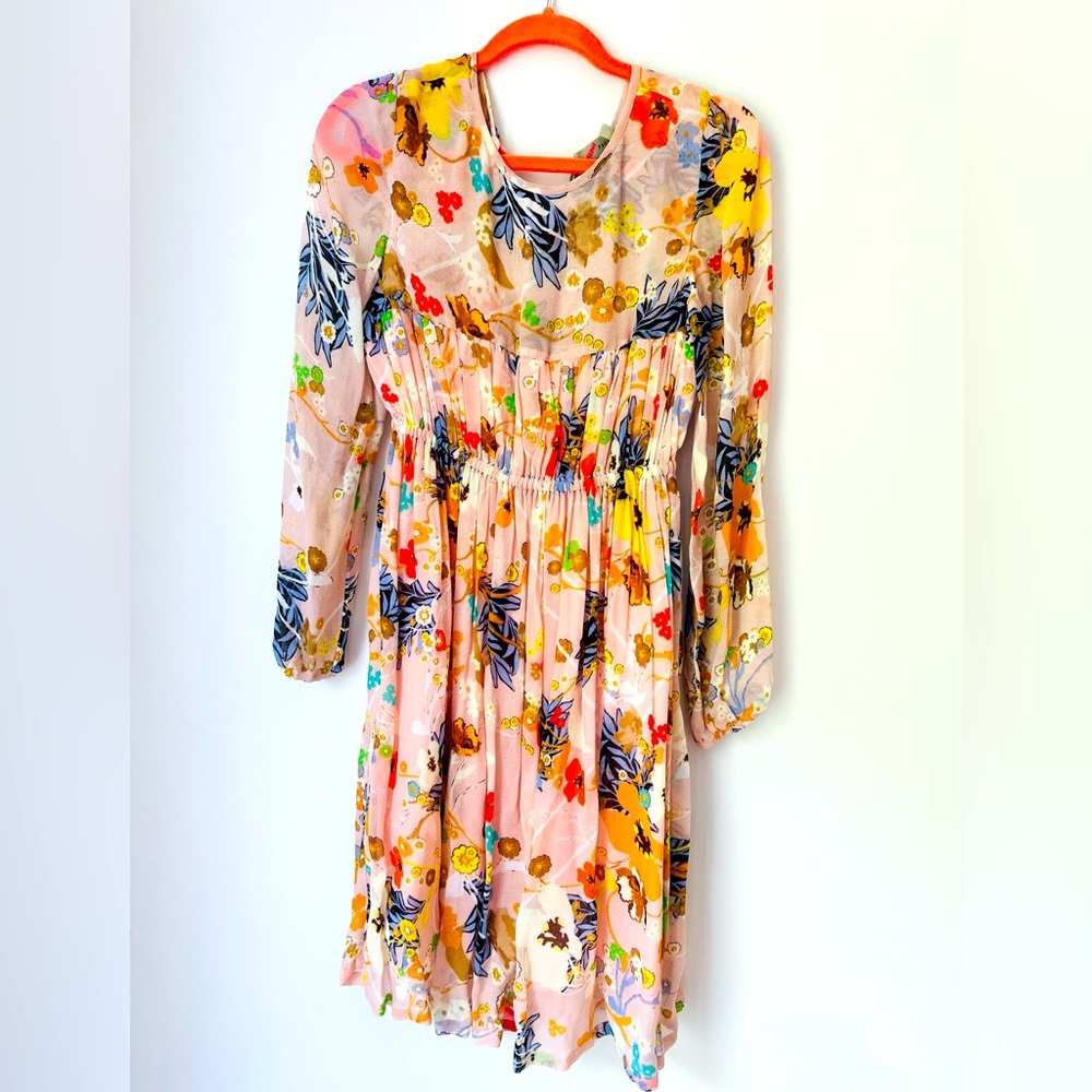 Mini Preen Floral Kids Dress - Multicolor
